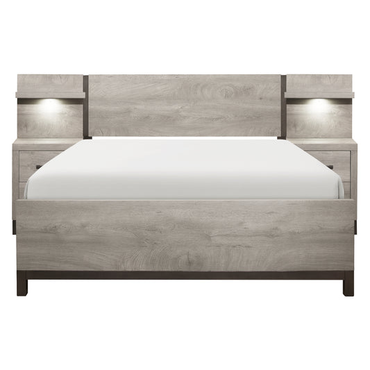1577K-1CK*WB - 5pc Set California King Wall Bed (CKB+2NS+2NS-P)