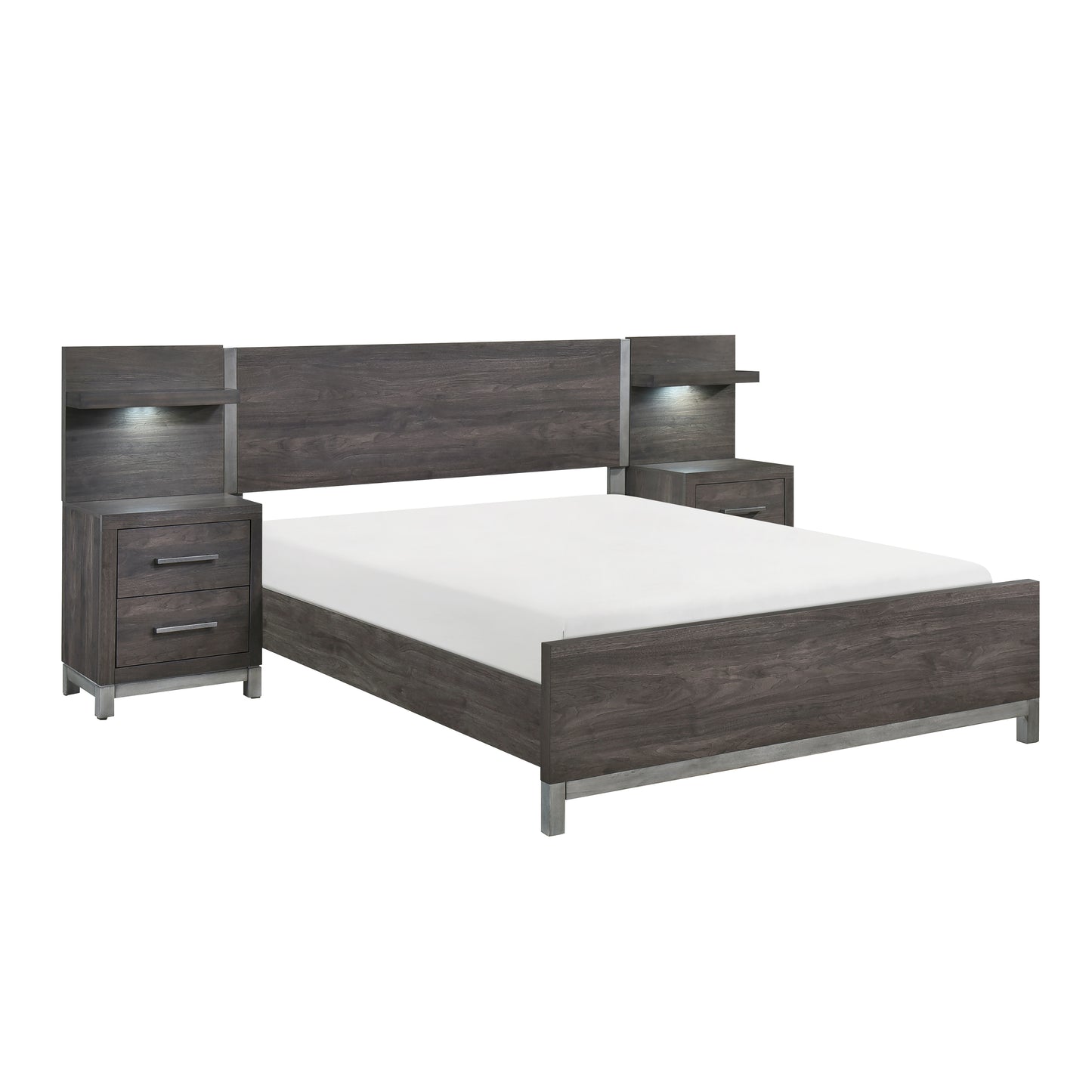 1577DGF-1*WB - 5pc Set Full Wall Bed (FB+2NS+2NS-P)