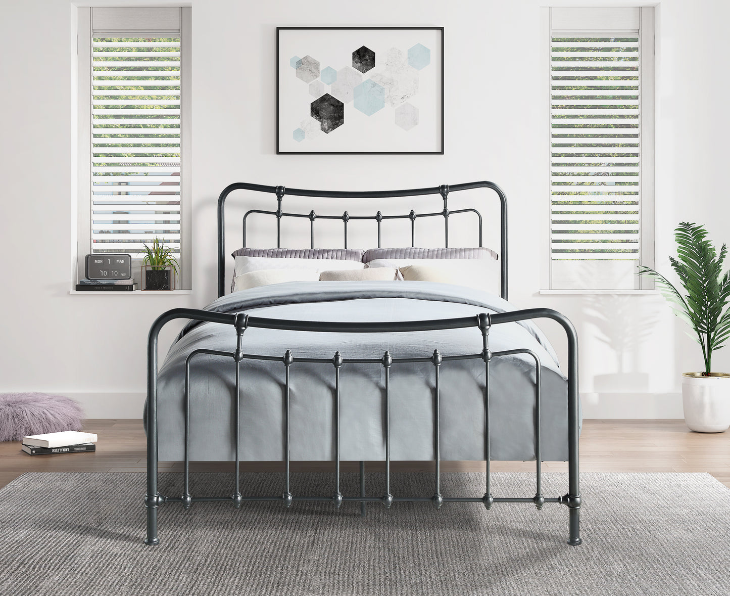 1601-1 - Queen Platform Bed