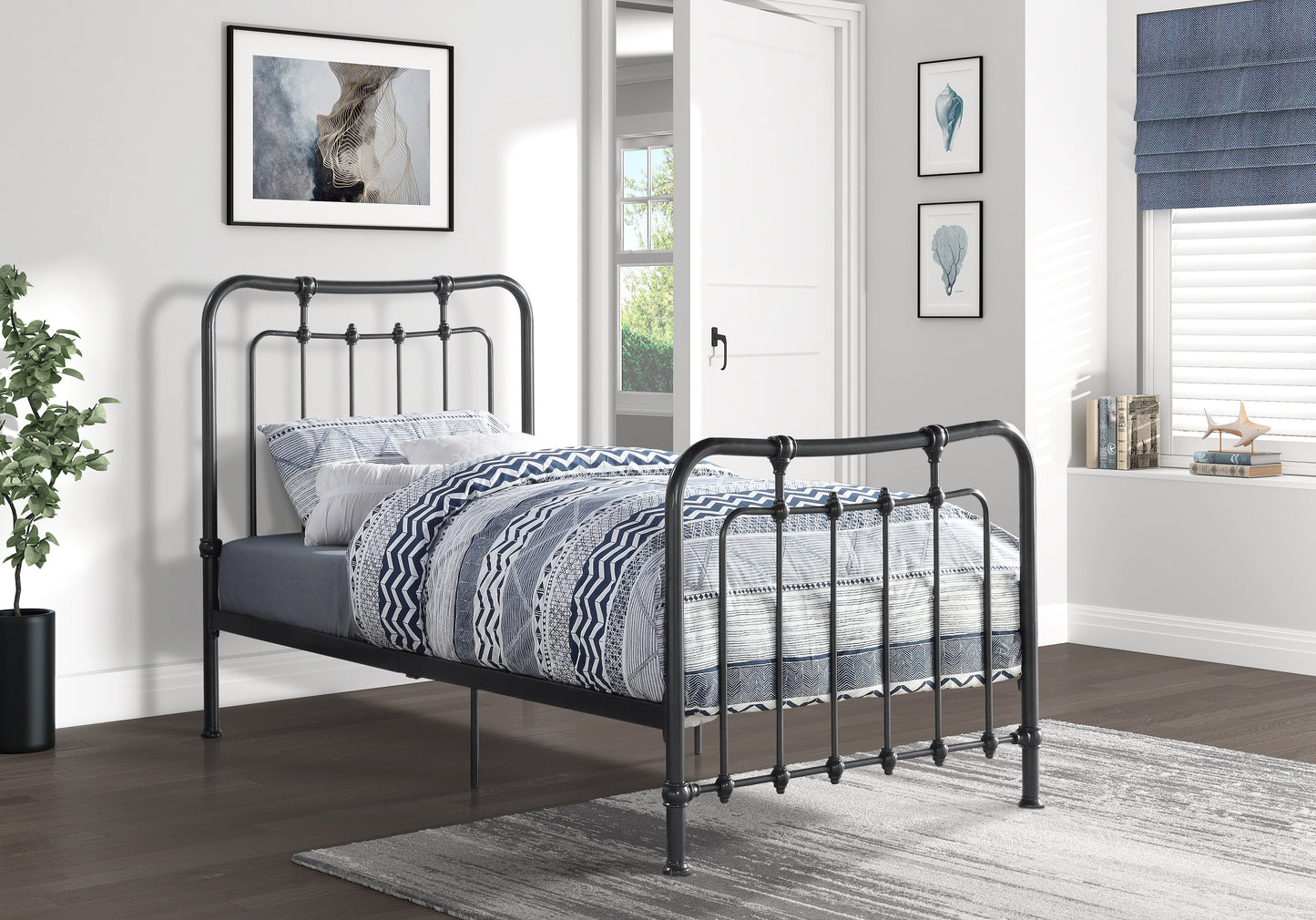 1601T-1 - Twin Platform Bed