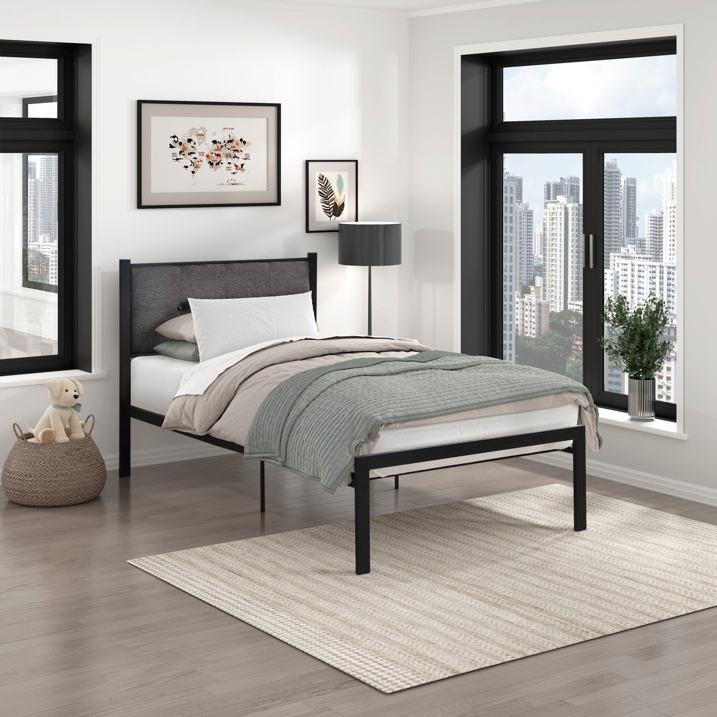 1612T-1 - Twin Platform Bed
