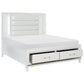 1616WK-1CK* - (3) California King Platform Bed with LED Lighting and Footboard Storage