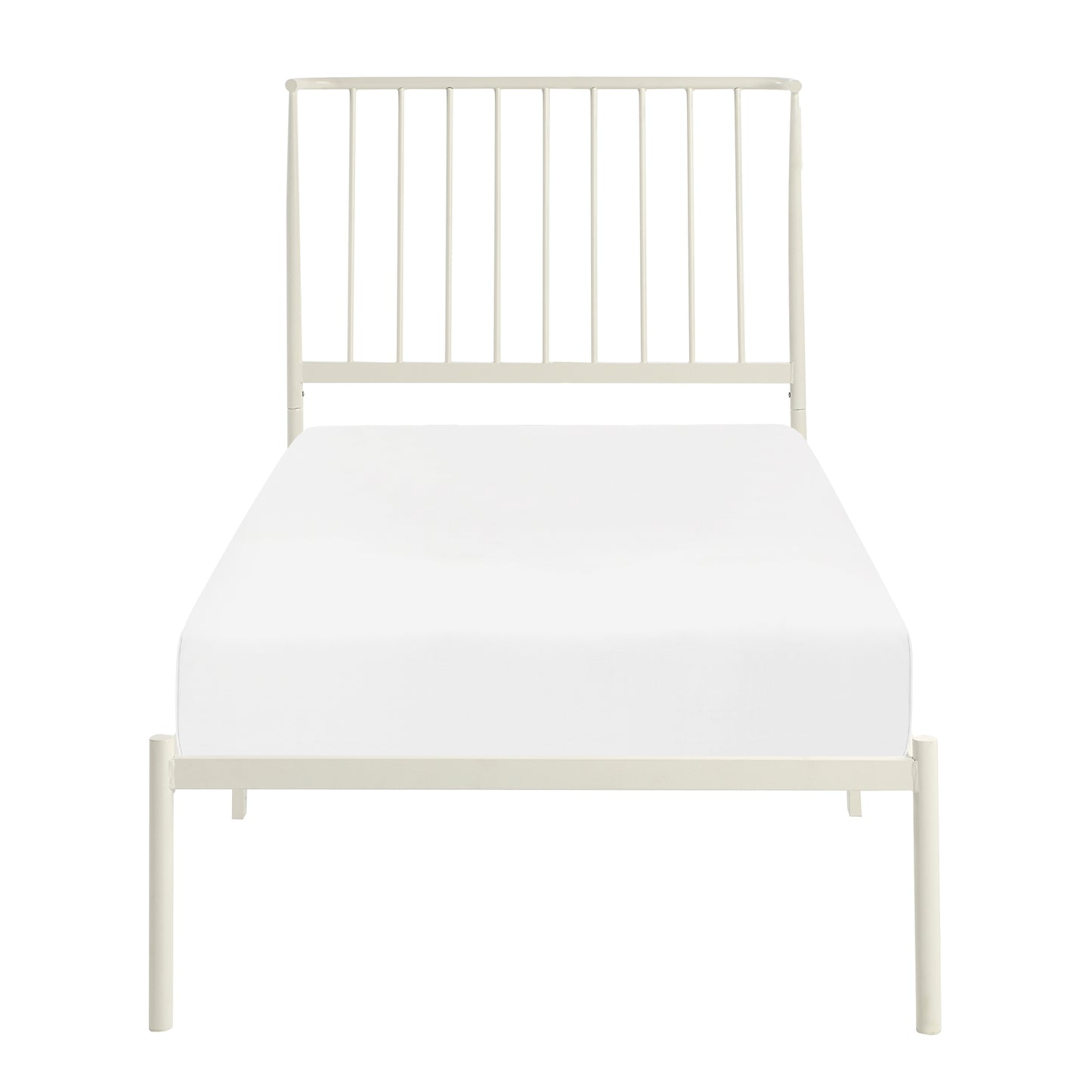 1630WHT-1 - Twin Platform Bed
