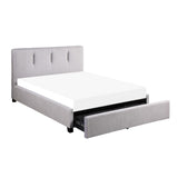 1632-1DW* - (4) Queen Platform Bed with Storage Drawer