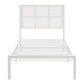 1635WHT-1 - Twin Platform Bed