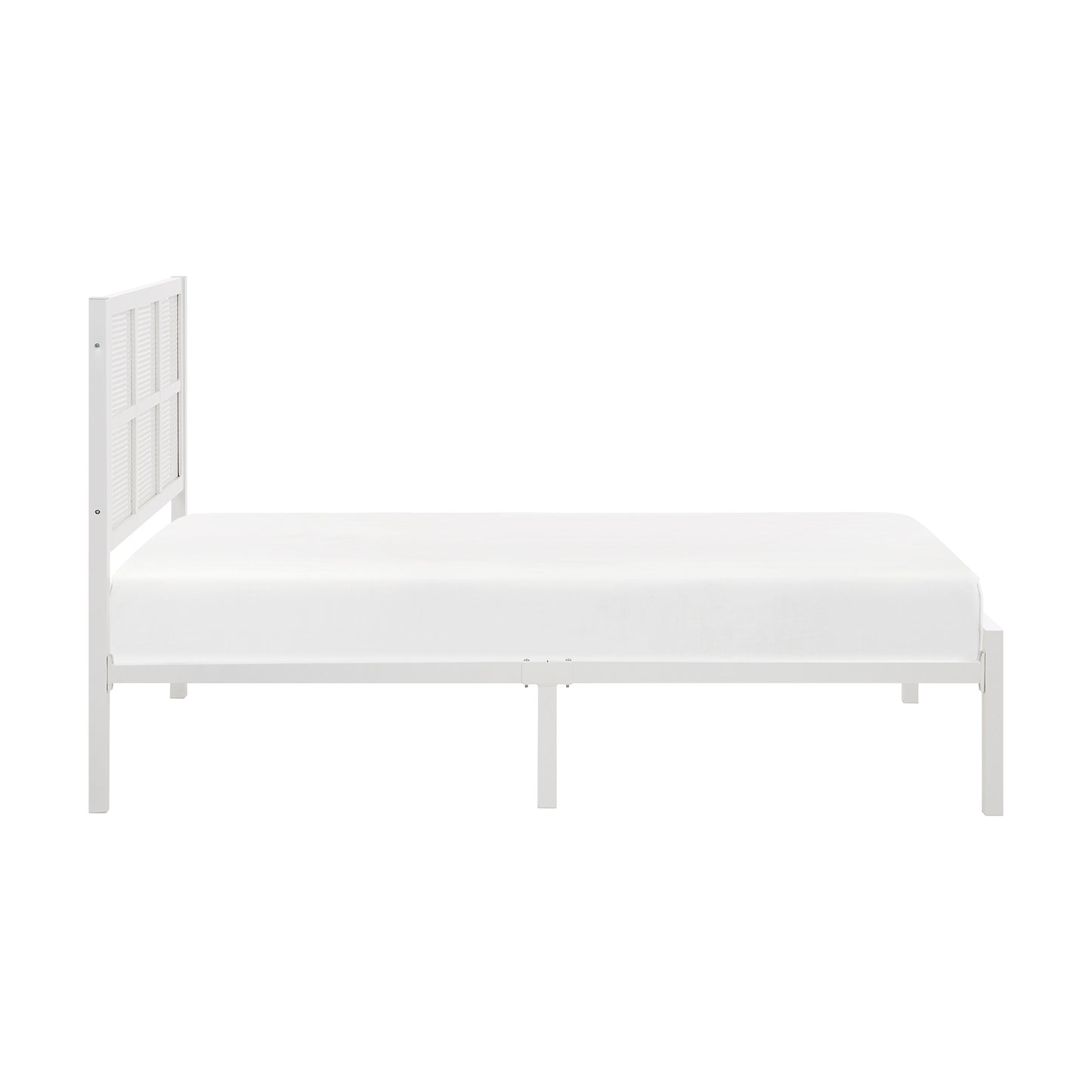 1635WHT-1 - Twin Platform Bed