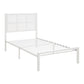 1635WHT-1 - Twin Platform Bed