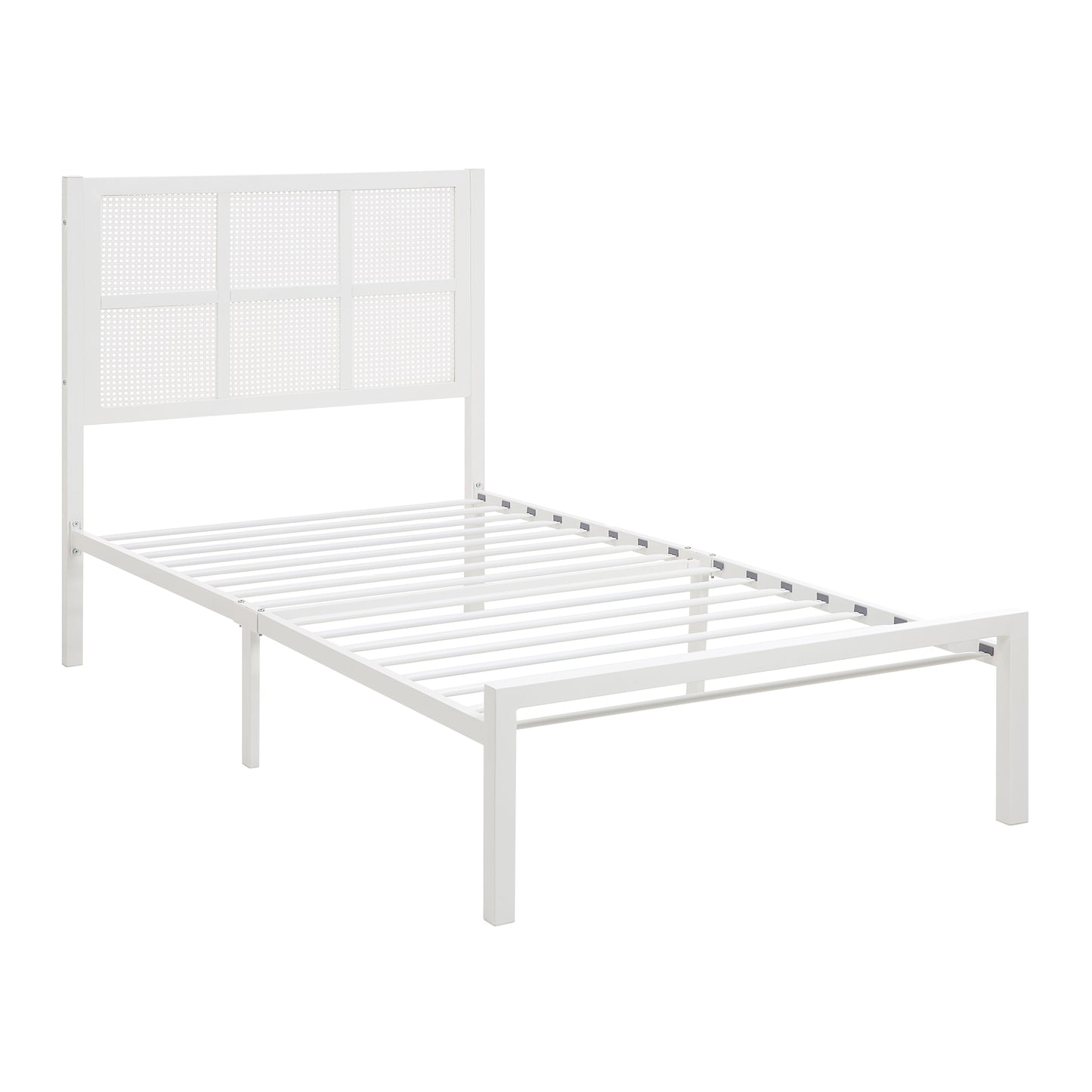 1635WHT-1 - Twin Platform Bed