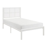 1635WHT-1 - Twin Platform Bed