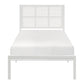 1635WHT-1 - Twin Platform Bed