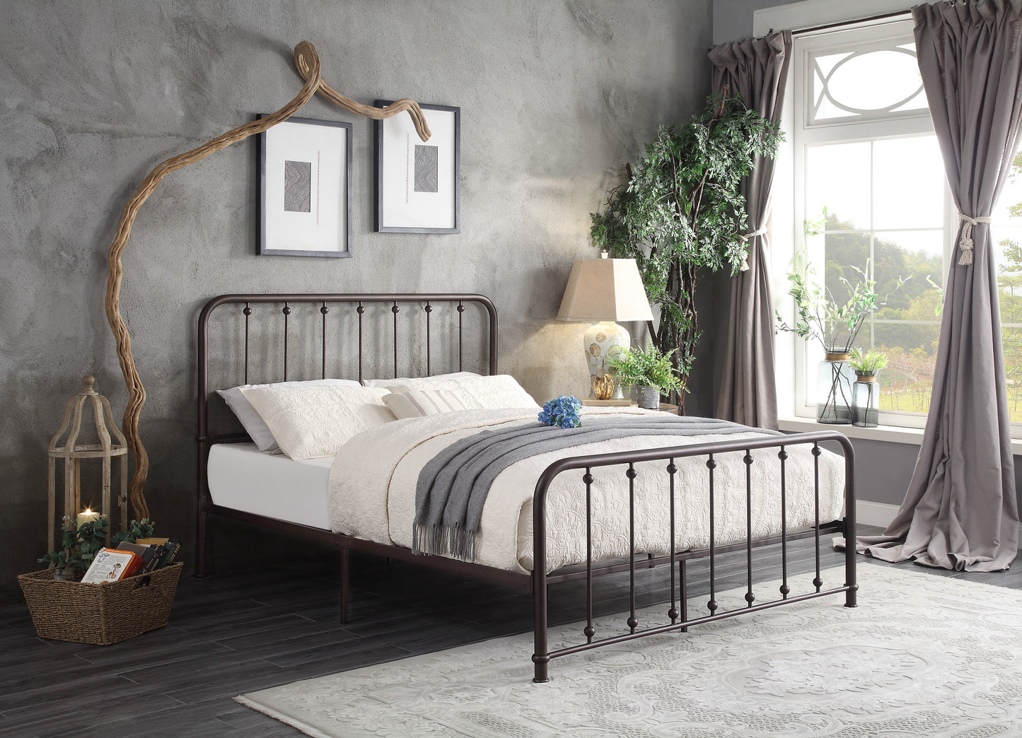 1638-1 - Queen Platform Bed