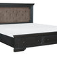 1647K-1CK* - (3)California King Platform Bed with Footboard Storage