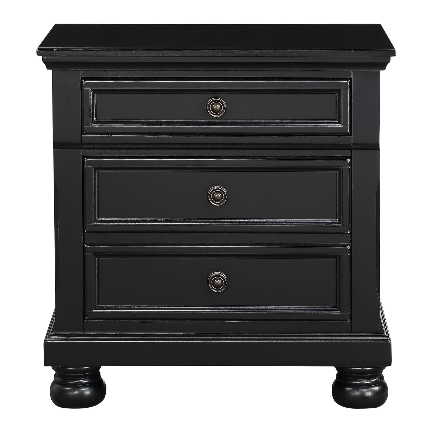1714BK-4 - Night Stand, Hidden Drawer