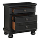 1714BK-4 - Night Stand, Hidden Drawer