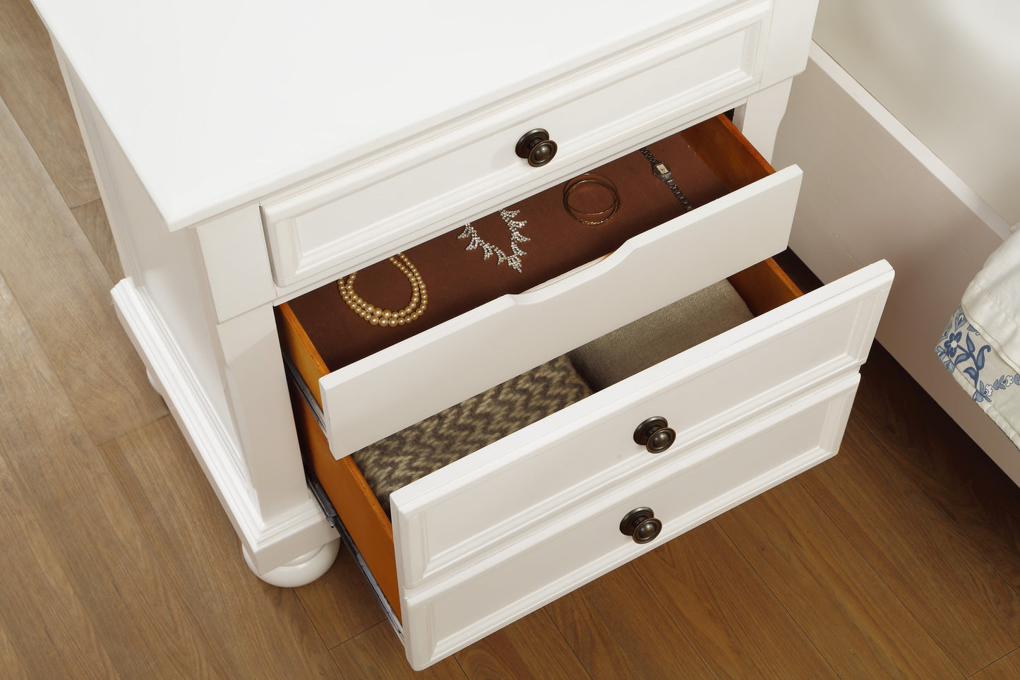 1714W-4 - Night Stand, Hidden Drawer