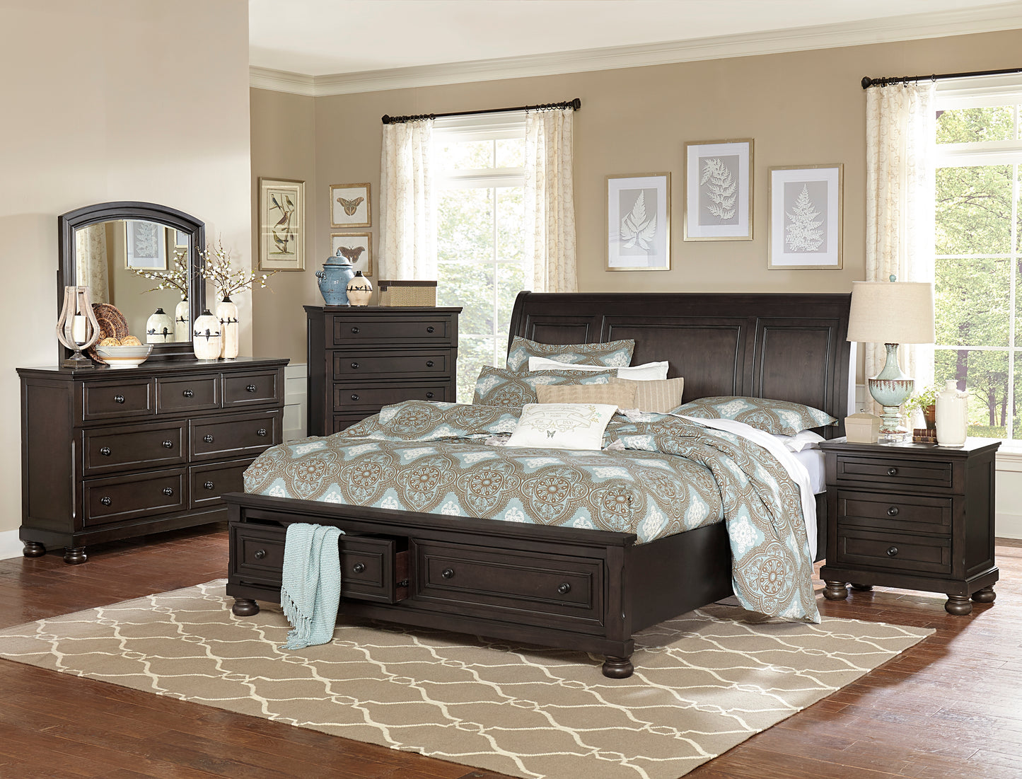 1718GY-5 - Dresser with Hidden Drawer