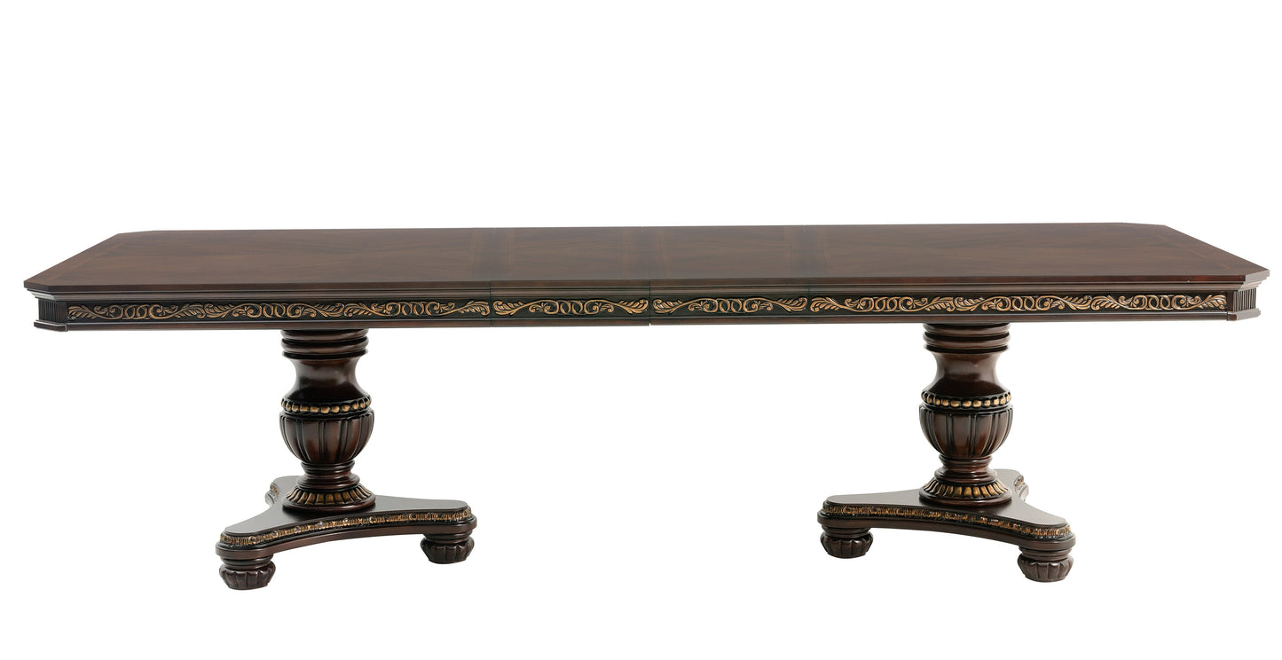 1808-112* - (2)Double Pedestal Dining Table