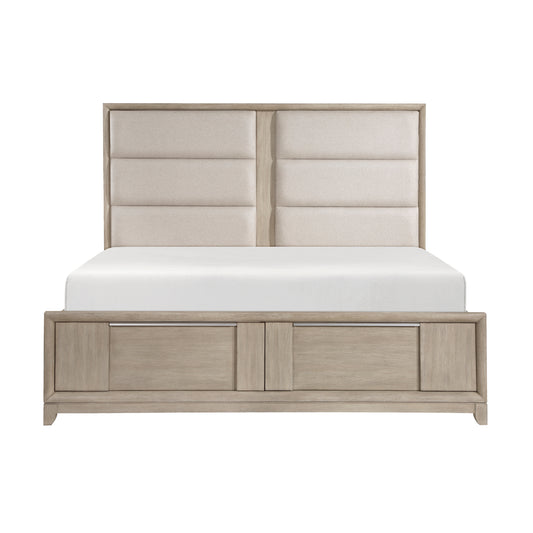 1820NK-1CK* - (3) California King Platform Bed with Footboard Storage