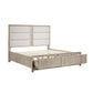 1820NK-1CK* - (3) California King Platform Bed with Footboard Storage