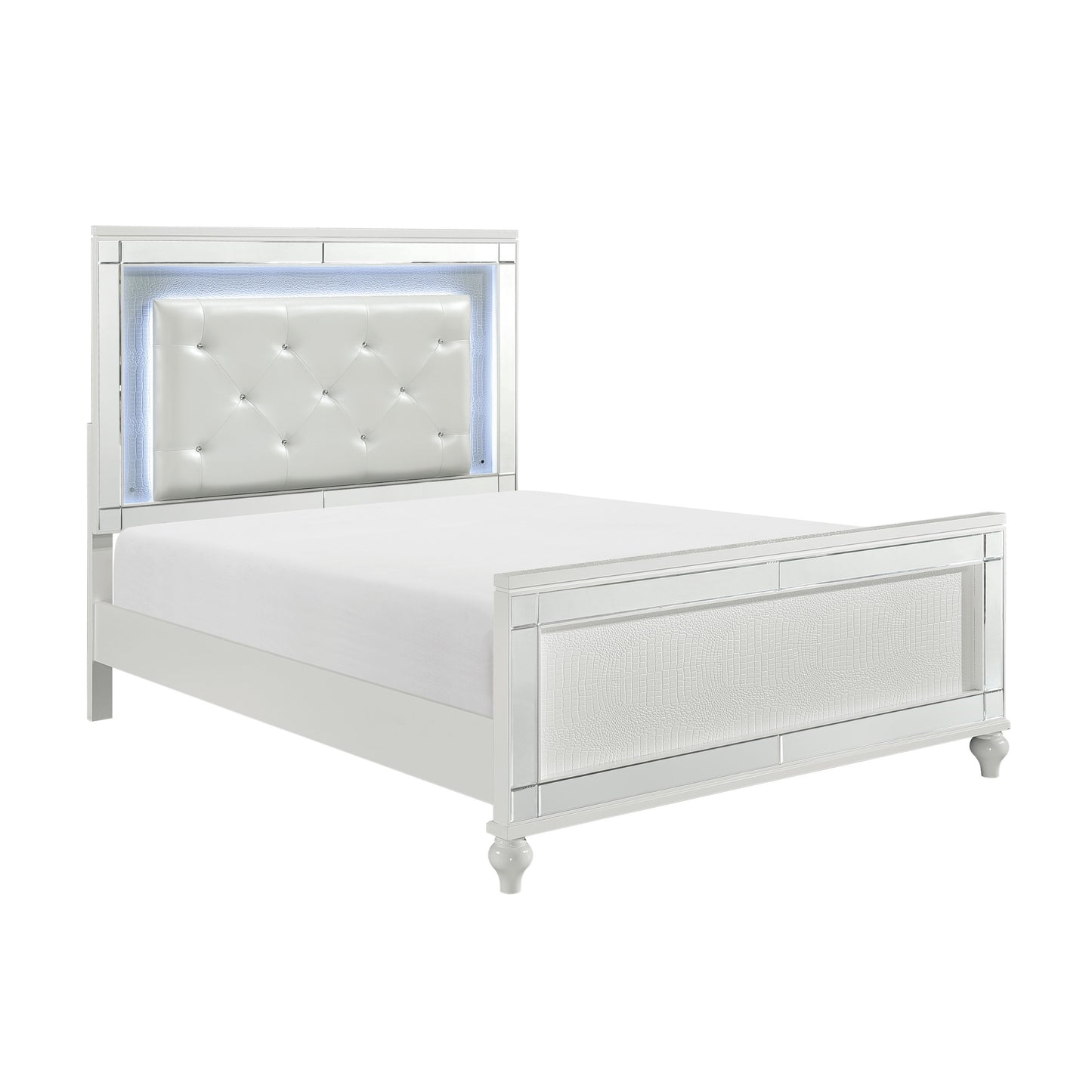 1845KLED-1CK* - (3)California King Bed, LED Lighting
