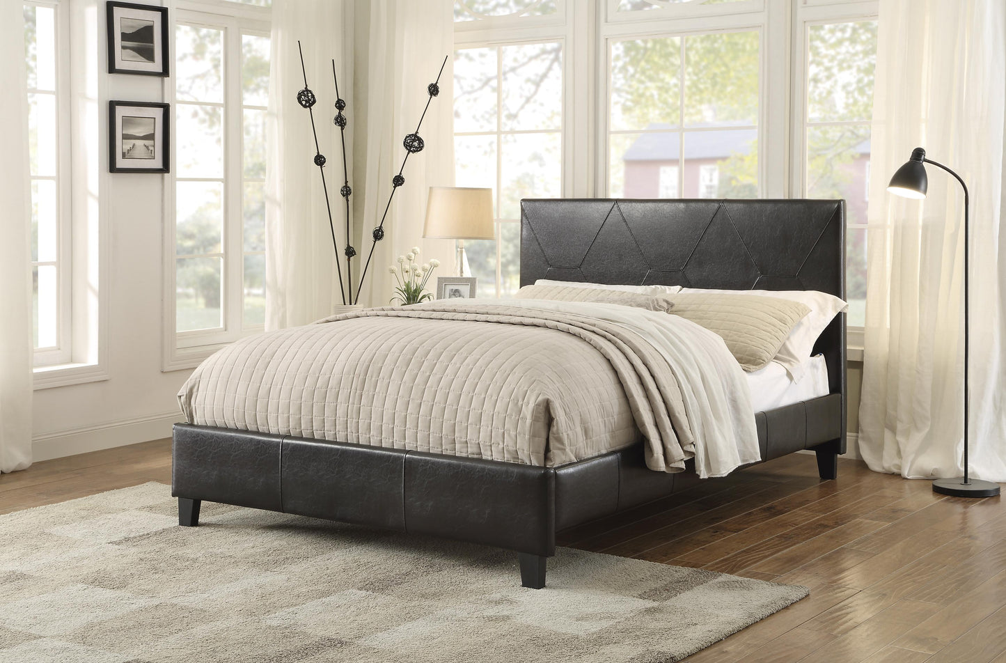 1881KPU-1CK* - (2)California King Platform Bed