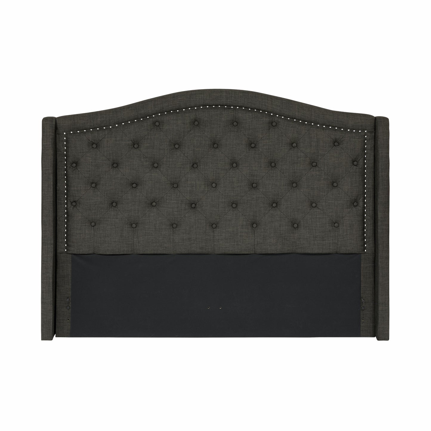 1882N-1 - (1/3)Queen Headboard,Buton-Tufted&Nailhead