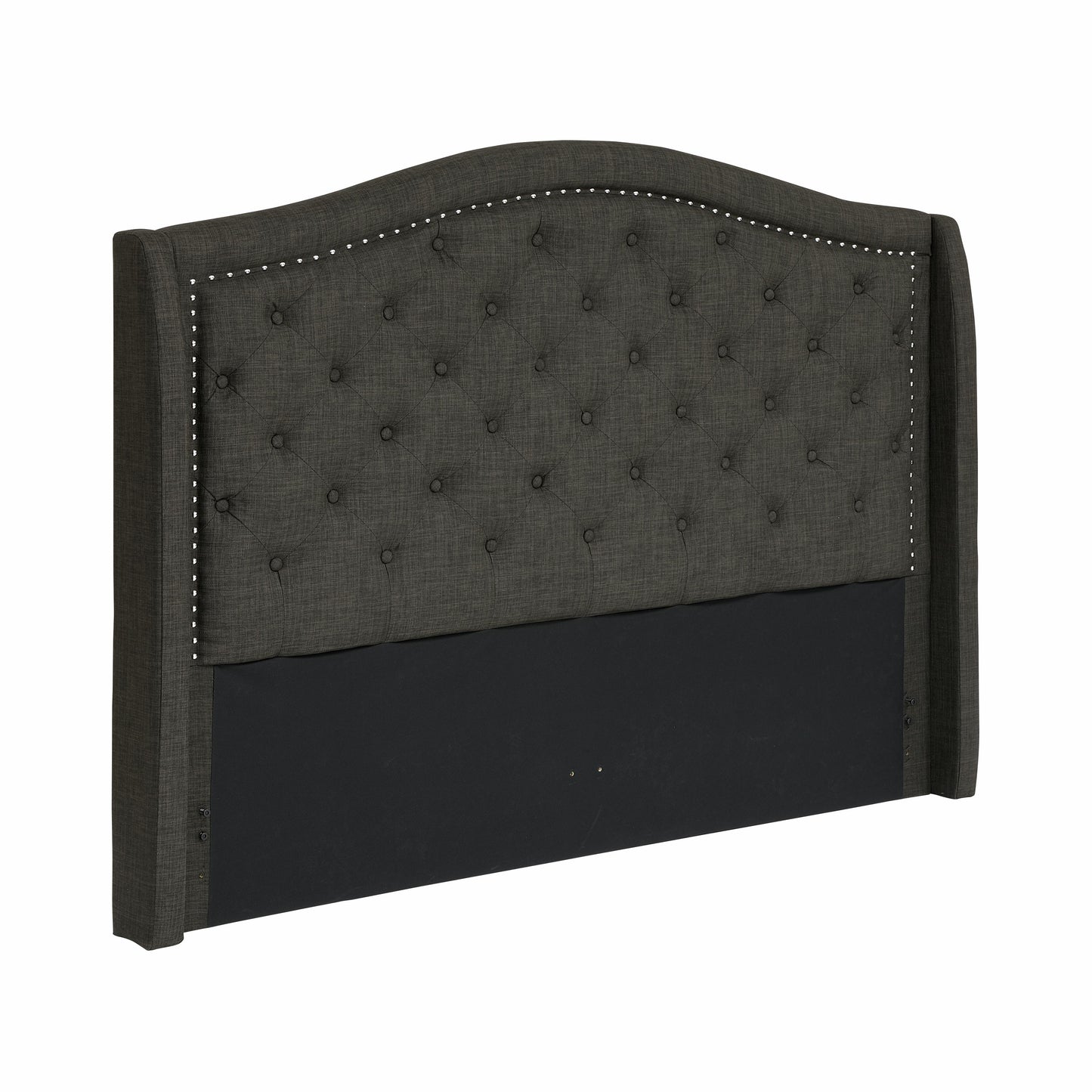 1882N-1 - (1/3)Queen Headboard,Buton-Tufted&Nailhead