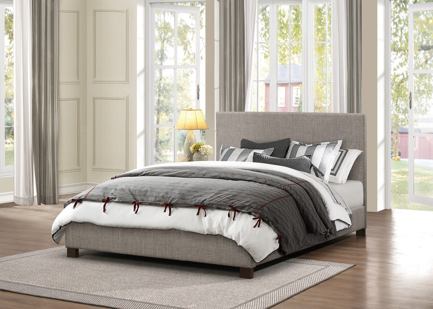 1896N-1* - (2)Queen Platform Bed