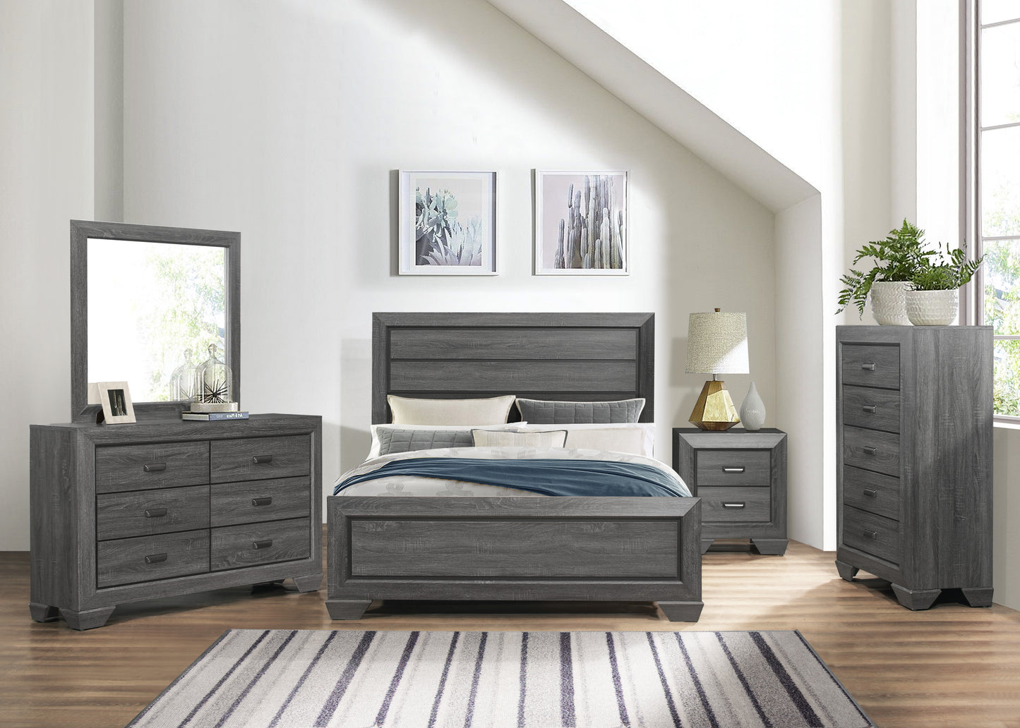 1904GY-1* - (2)Queen Bed