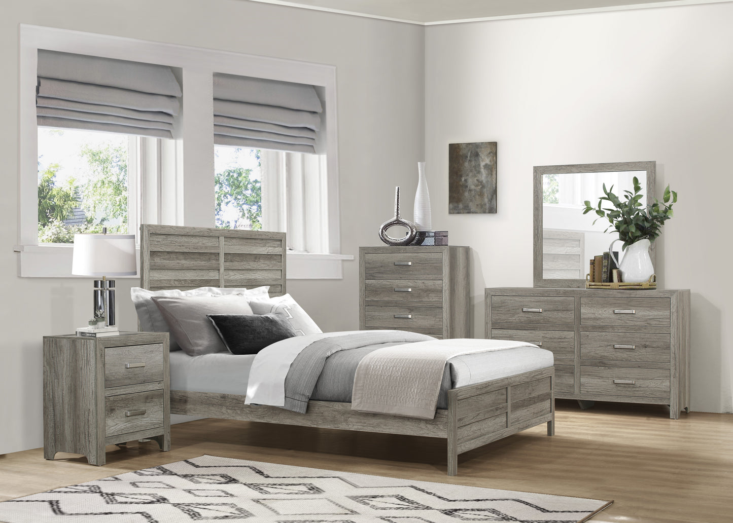 1910GY-1* - (3) Queen Bed