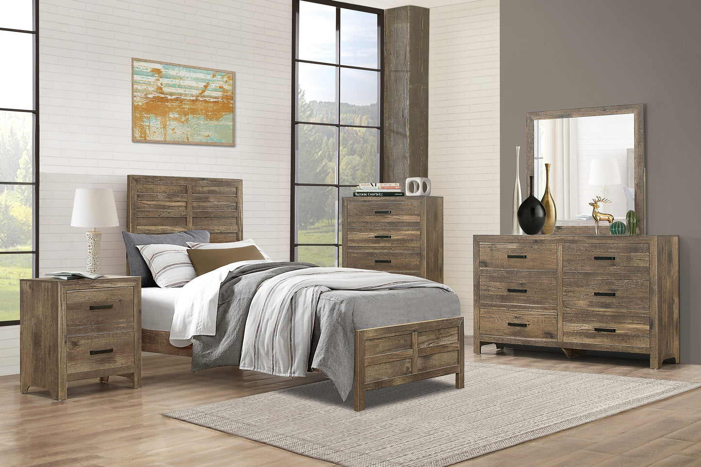 1910T-1* - (3) Twin Bed