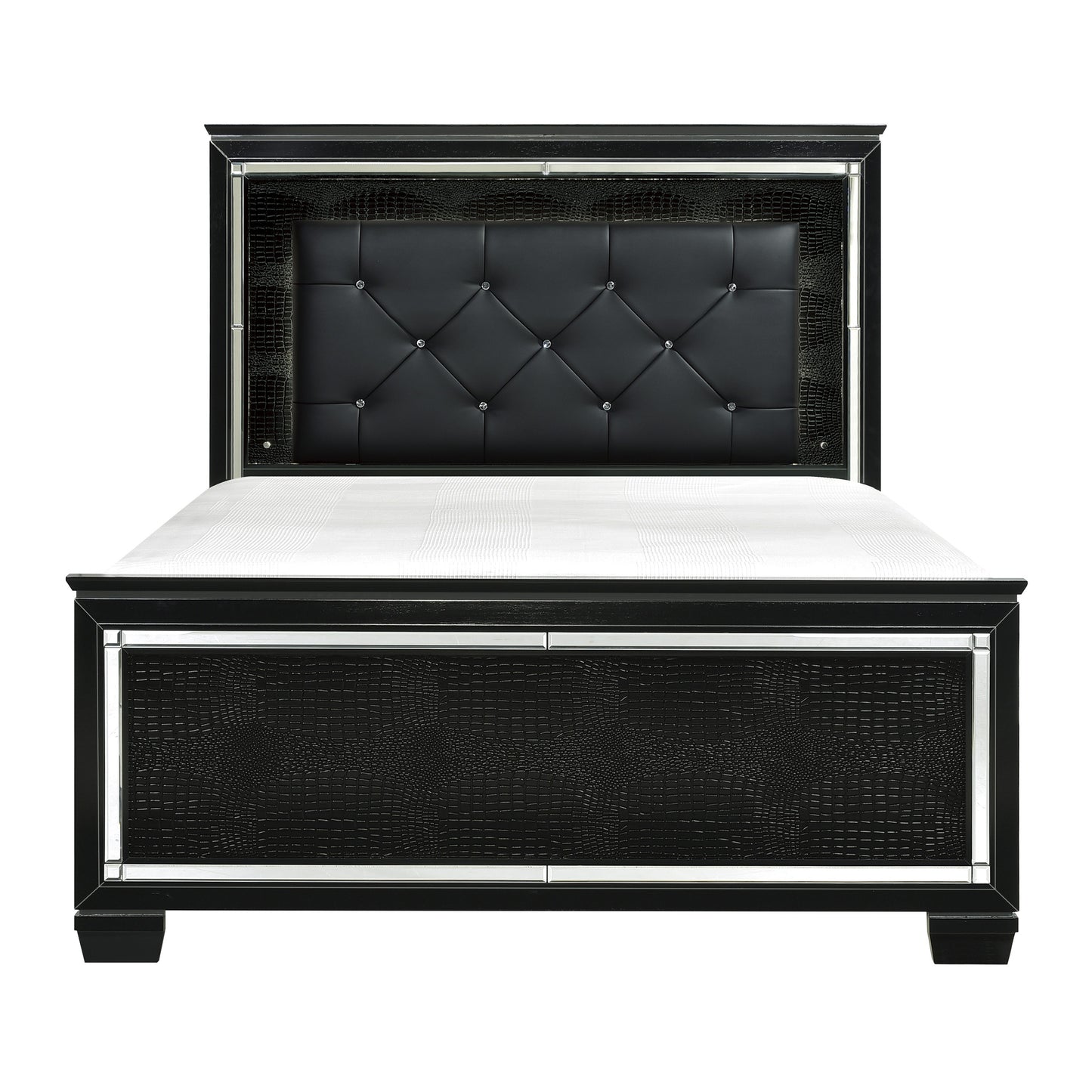 1916BK-1* - (3)Queen Bed, LED Lighting
