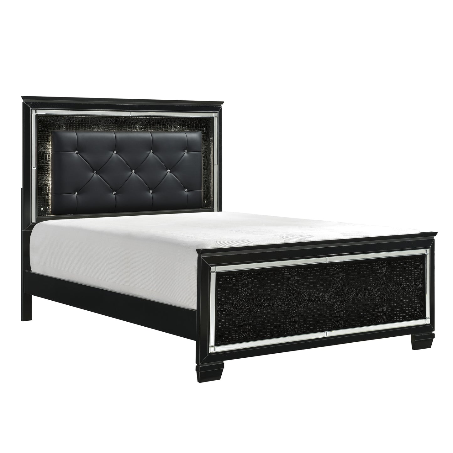 1916BK-1* - (3)Queen Bed, LED Lighting