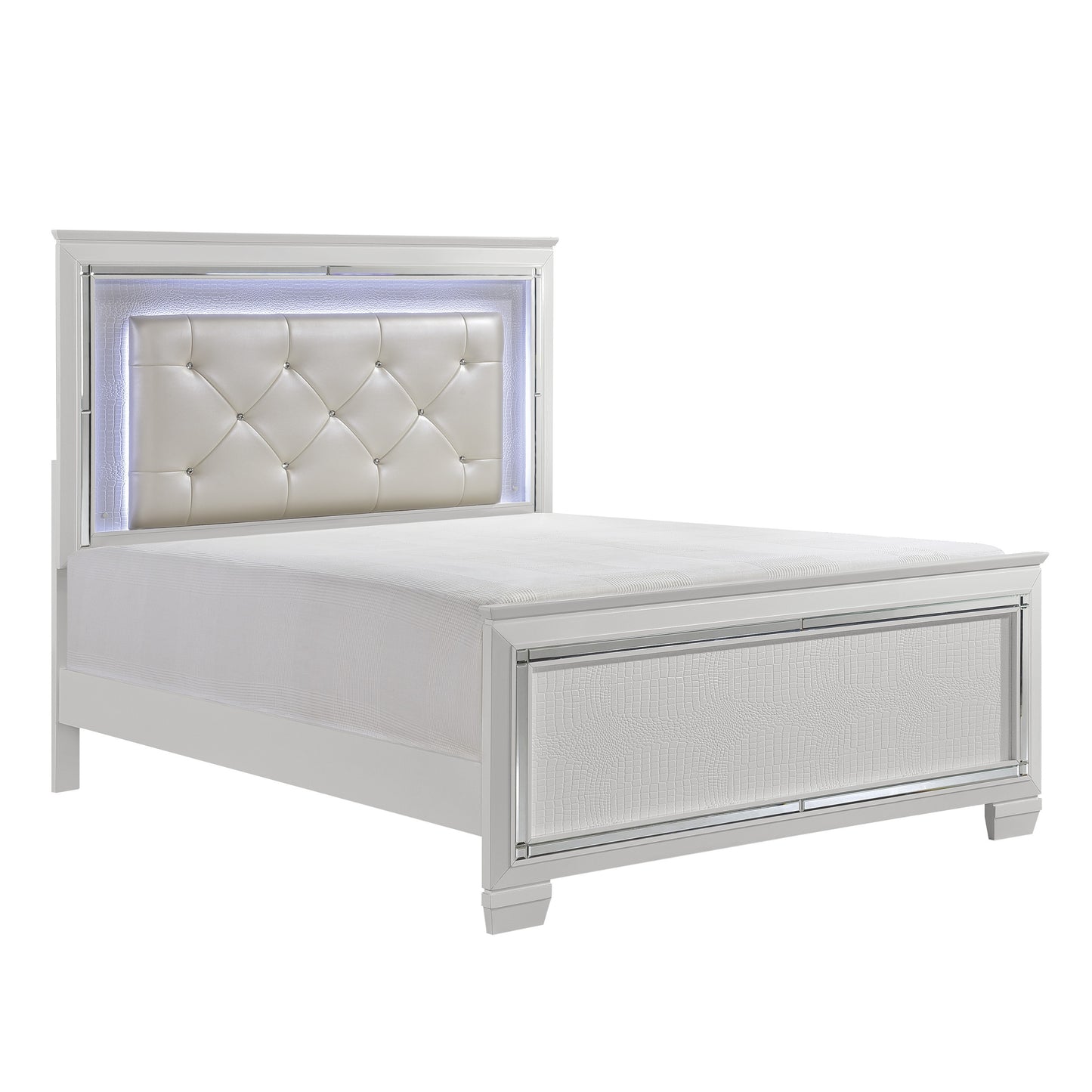 1916KW-1EK* - (3)Eastern King Bed, LED Lighting