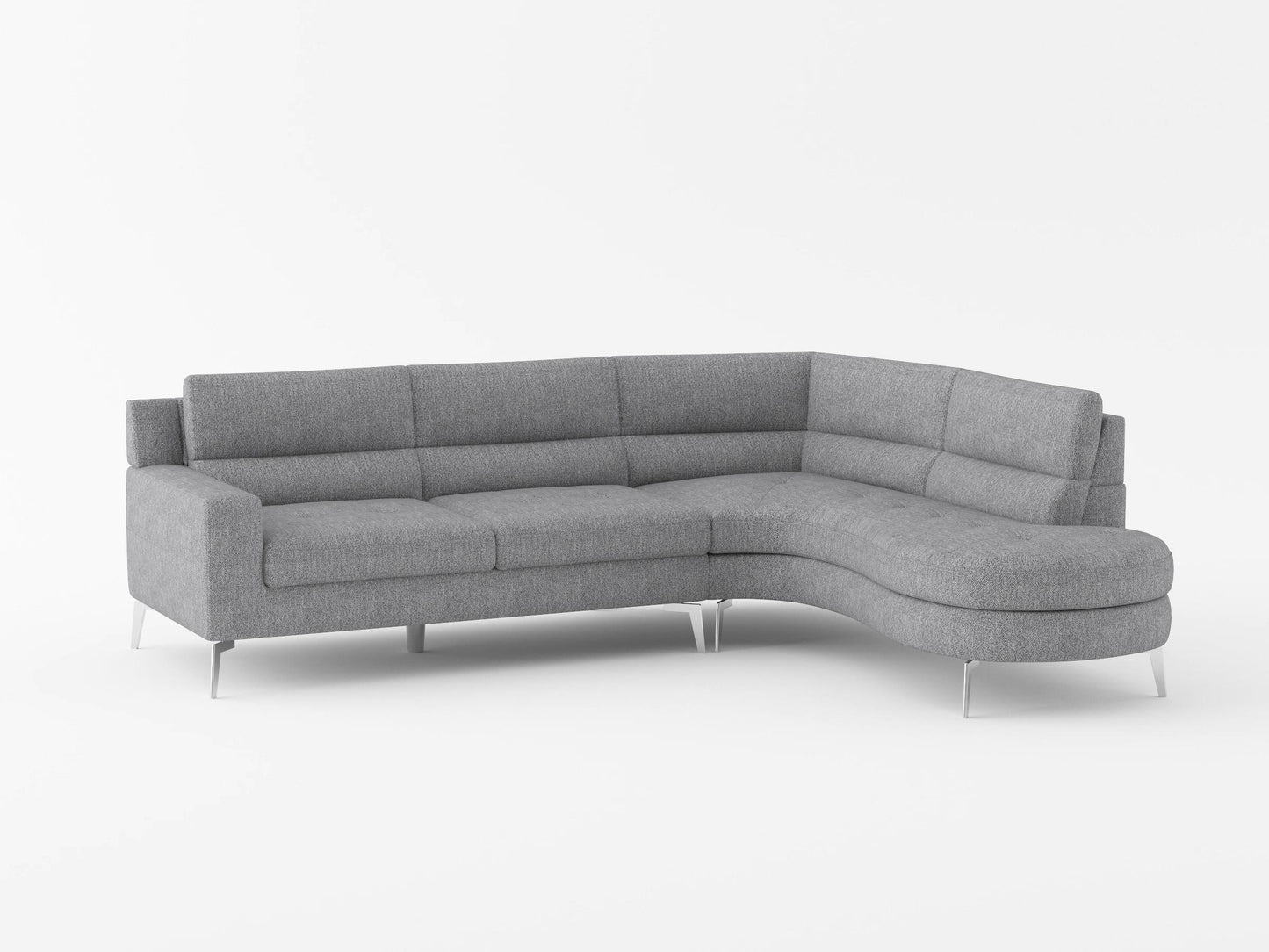 9879GY*SC - (2)2-Piece Sectional with Right Chaise