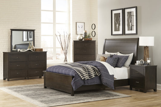 1923-1* - (3) Queen Sleigh Bed