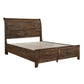1957K-1CK* - (3)California King Sleigh Platform Bed with Footboard Storage