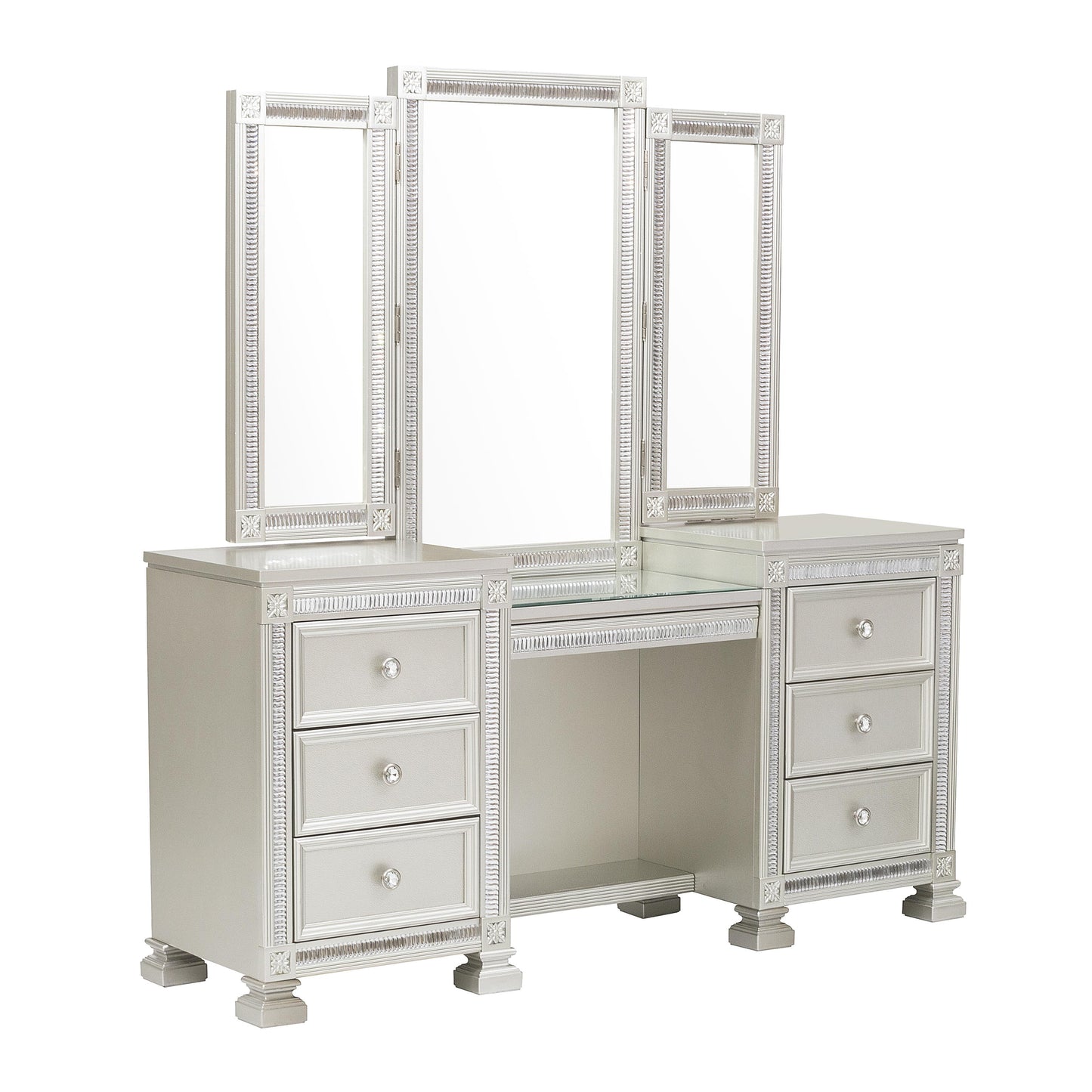 1958-15* - (4)Vanity Dresser with Mirror
