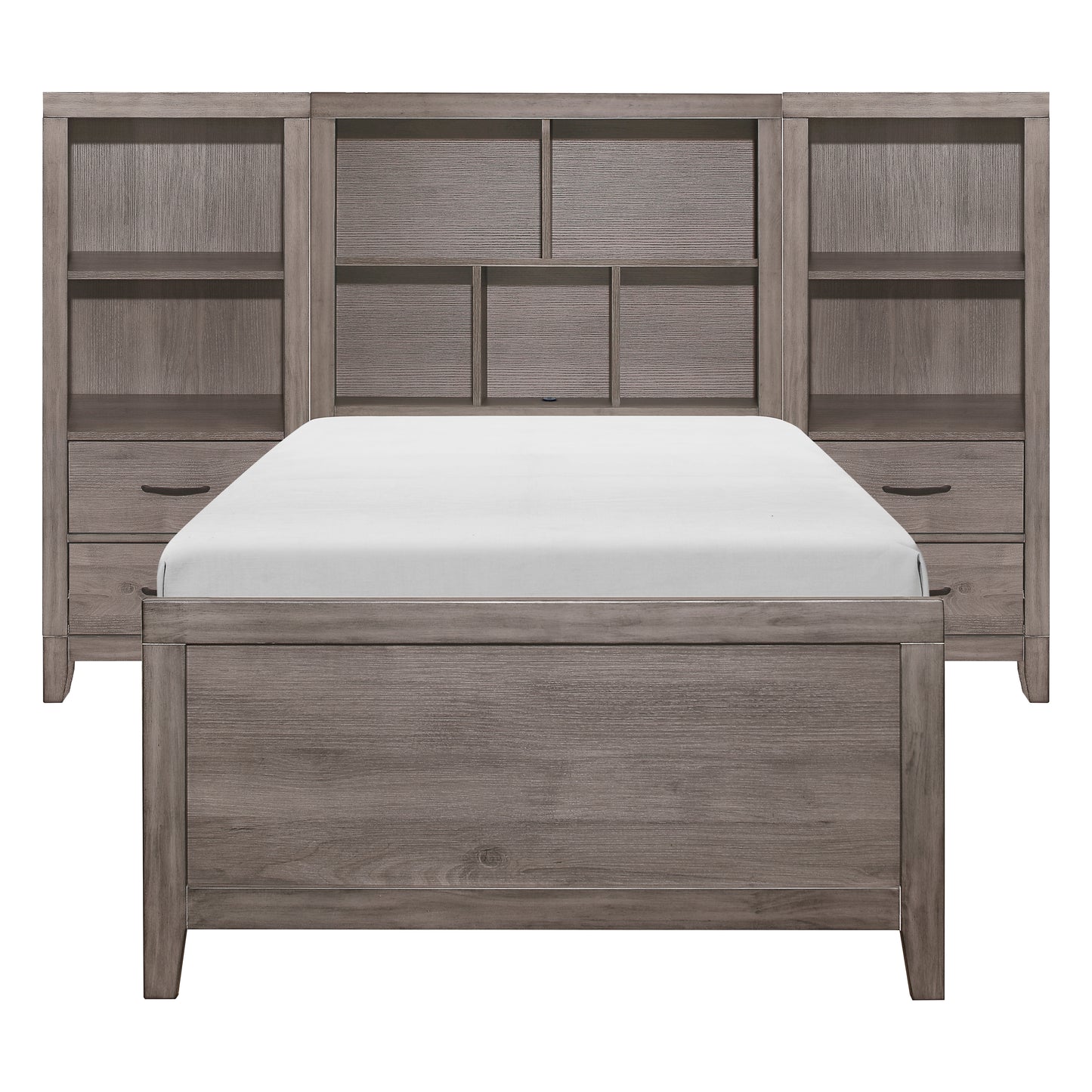 2042NBT*WB - 3pc Set Twin Wall Bed (TB+2PNS)