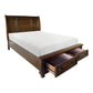 2159F-1* - (3)Full Sleigh Platform Bed with Footboard Storage