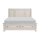 2259W-1* - (3) Queen Platform Bed with Footboard Storage