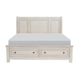 2259KW-1EK* - (3) Eastern King Platform Bed with Footboard Storage