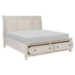 2259KW-1CK* - (3) California King Platform Bed with Footboard Storage