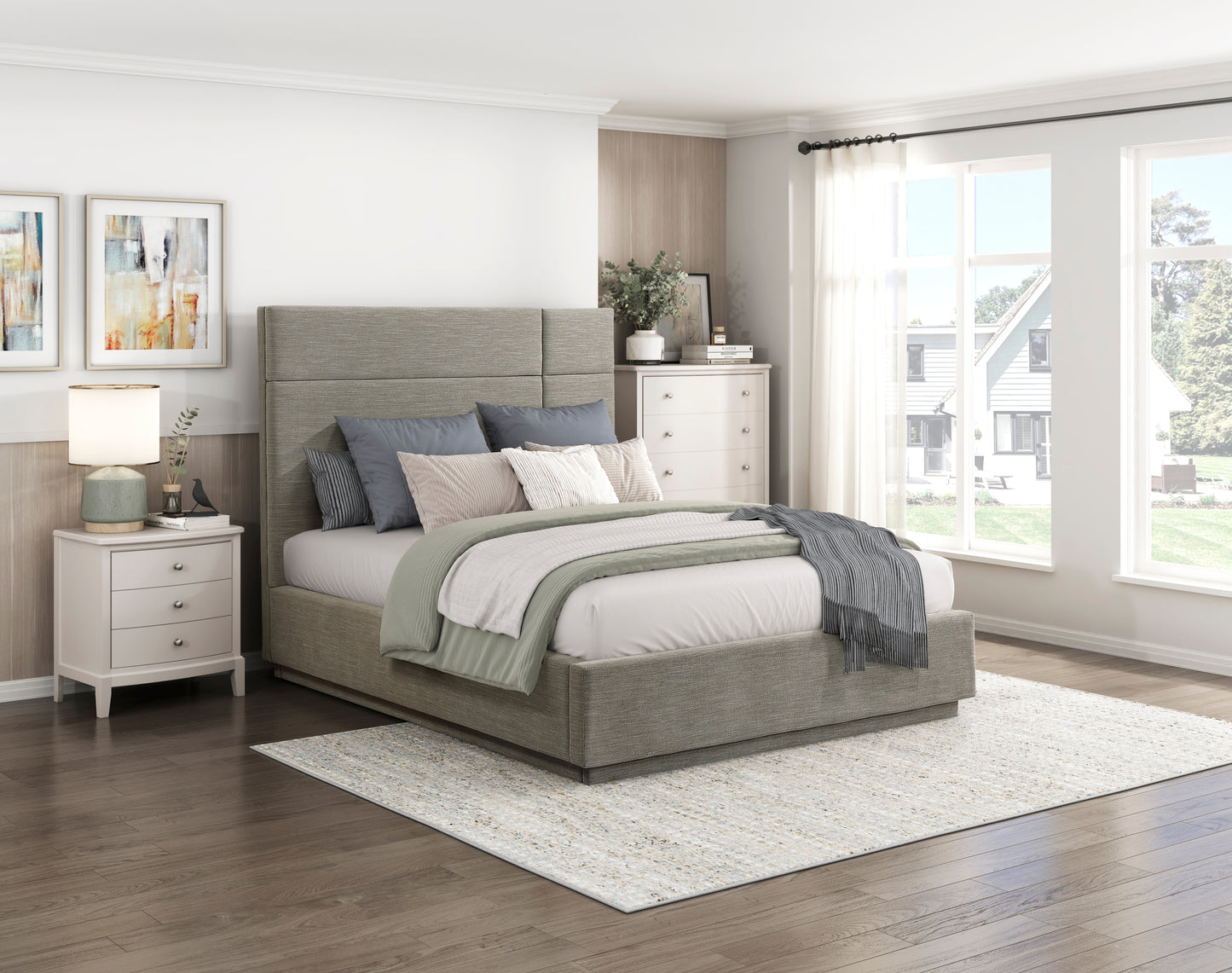 2319-1* - (2) Queen Platform Bed