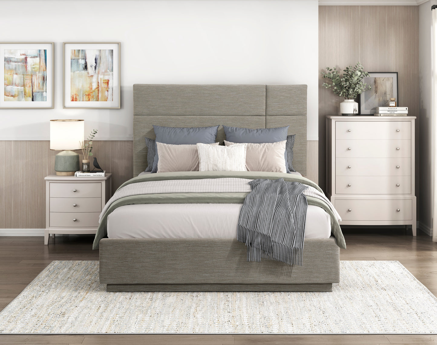 2319-1* - (2) Queen Platform Bed