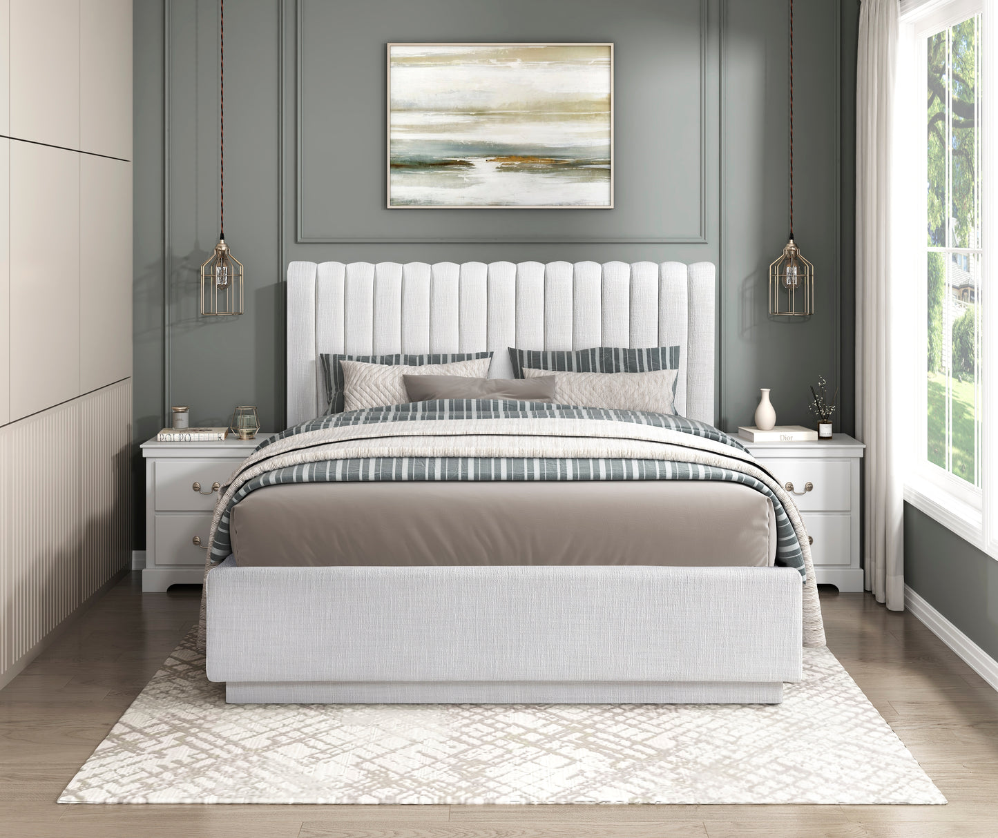 2320F-1* - (2) Full Platform Bed