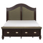 2615KDC-1EK* - (3)Eastern King Sleigh Platform Bed