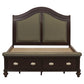 2615DC-1* - (3)Queen Sleigh Platform Bed