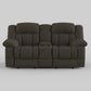 9636CC-2 - Double Glider Reclining Love Seat with Center Console