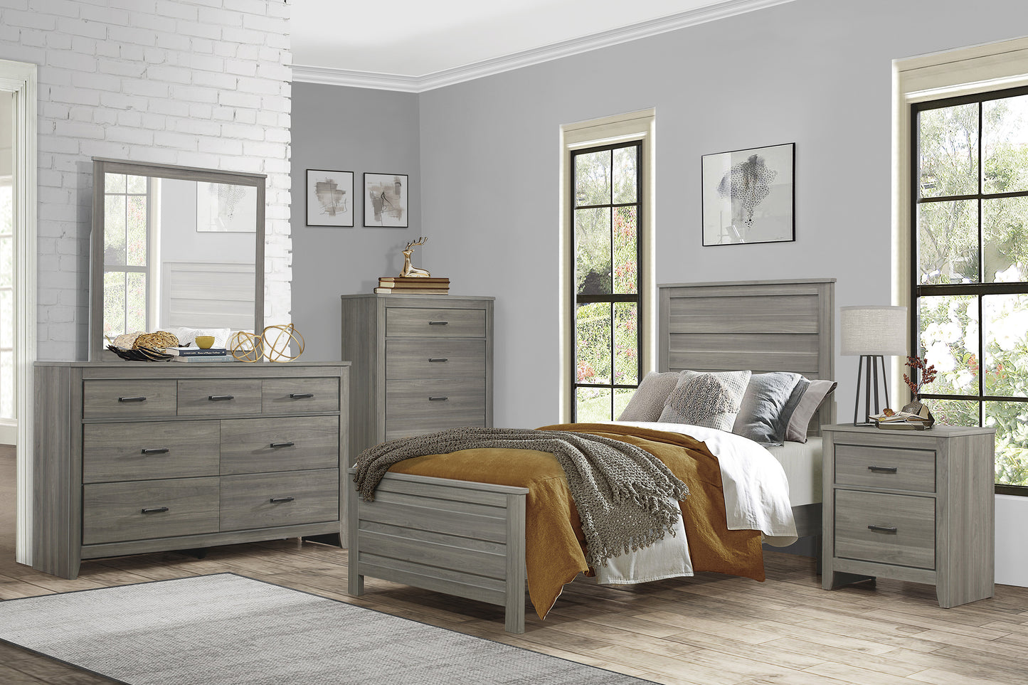 1902T-1* - (3) Twin Bed